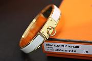 Hermes White Bracelet  - 1