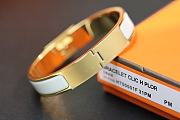 Hermes White Bracelet  - 4