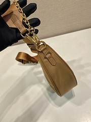 Prada Re-Nylon Shoulder Bag Brown 30x13.5x6cm - 2