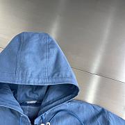 Dior Couture Hooded Sweatshirt Blue Denim  - 4