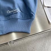 Dior Couture Hooded Sweatshirt Blue Denim  - 3