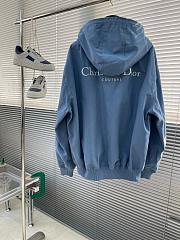Dior Couture Hooded Sweatshirt Blue Denim  - 2