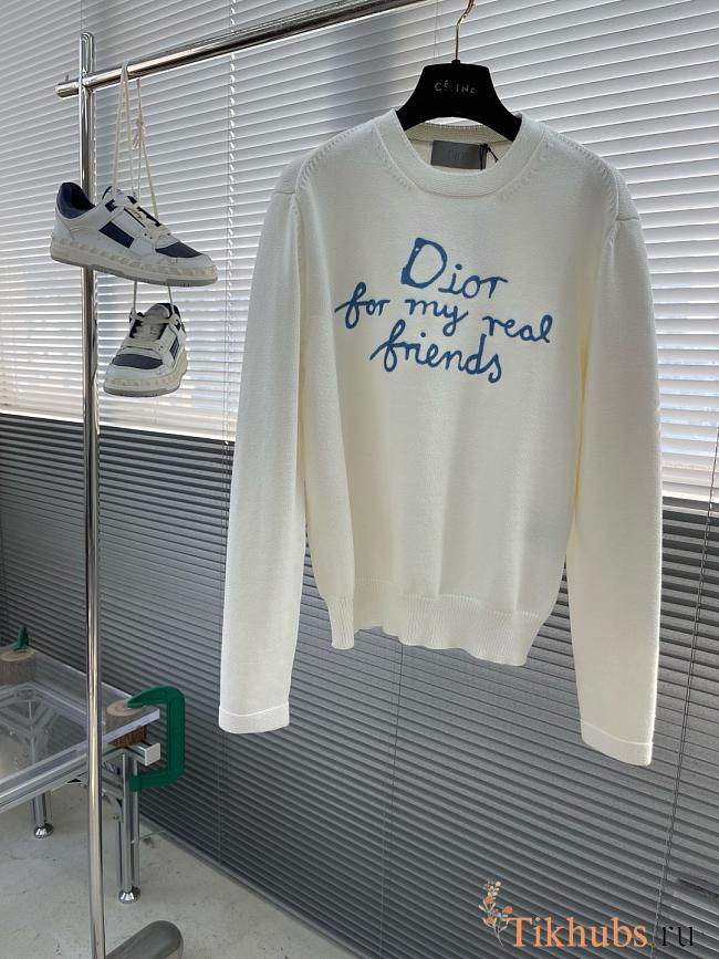 Dior Hylton Nel White Sweater - 1