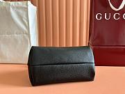 Gucci Softbit Medium Top Handle Bag Black 27.5x21x16cm - 6