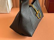 Gucci Softbit Medium Top Handle Bag Black 27.5x21x16cm - 3