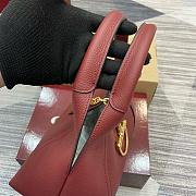 Gucci Softbit Medium Top Handle Bag Red 27.5x21x16cm - 5