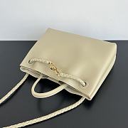 Bottega Veneta Andiamo Bag Beige 32x25x11cm - 5