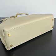 Bottega Veneta Andiamo Bag Beige 32x25x11cm - 4