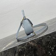 Celine Teen Lola Shiny Calfskin Blue 20x11.5x5cm - 2