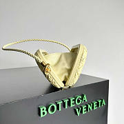Bottega Veneta Knot Minaudiere On Strap Yellow 20x12x5.5cm - 6