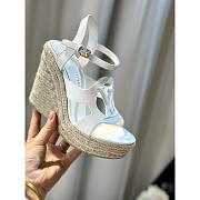 Louis Vuitton LV Isola Wedge Sandal White - 4