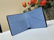 Louis Vuitton LV Multiple Wallet Blue 11.5x9x1.5cm - 2