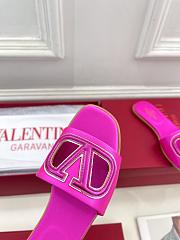 Valentino Fuchsia Pink Slides - 3