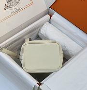 Hermes Picotin Lock 14 Mini Handbag Green Silver 14cm - 4