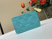 Louis Vuitton LV x TM Romy Card Holder Blue 12x8cm - 4