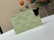 Louis Vuitton LV x TM Romy Card Holder Green 12x8cm - 4