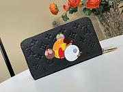 Louis Vuitton LV × TM Zippy Wallet Black 19.5x10.5x2.5cm - 3