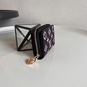 Louis Vuitton LV Lou Wallet Black/Pink 11.5x8.5x2.2cm - 5