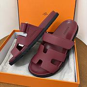 Hermes Chypre Sandal Red Wine  - 2