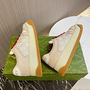 Gucci Screener GG Leather-trimmed Canvas Sneakers - 3