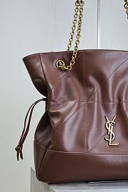 YSL Jamie 4.3 Pochon Bag Brown 35x35x10cm - 5