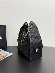 Chanel Medium 25C Hobo Bag Black Caviar Gold 40x30x15cm - 3