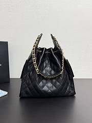 Chanel Medium 25C Hobo Bag Black Caviar Gold 40x30x15cm - 2