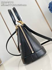 Louis Vuitton Alma BB LV x TM Black Bag 23.5x17.5x11.5cm - 4