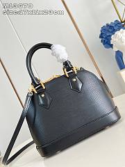 Louis Vuitton Alma BB LV x TM Black Bag 23.5x17.5x11.5cm - 3