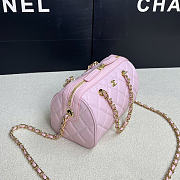 Chanel 25P Clutch With Chain Black Pink 18.5x11.5x11cm - 2
