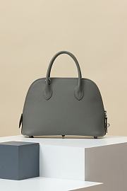 Hermes Bolide 25 Bag Grey Silver 25x19x10.5cm - 5