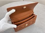 Dior Mini Miss Bag Lambskin Cognac 21x11.5x4.5cm - 3