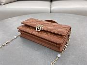 Dior Mini Miss Bag Lambskin Cognac 21x11.5x4.5cm - 2
