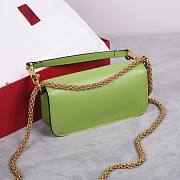 Valentino Garavani Small Loco Green Shoulder Bag 20x11x5cm - 5