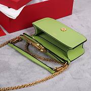 Valentino Garavani Small Loco Green Shoulder Bag 20x11x5cm - 4