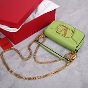 Valentino Garavani Small Loco Green Shoulder Bag 20x11x5cm - 3