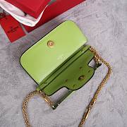 Valentino Garavani Small Loco Green Shoulder Bag 20x11x5cm - 2