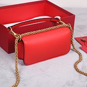 Valentino Garavani Small Loco Red Shoulder Bag 20x11x5cm - 2