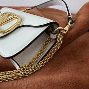 Valentino Garavani Small Loco White Shoulder Bag 20x11x5cm - 3