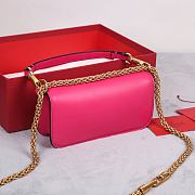 Valentino Garavani Small Loco Pink Shoulder Bag 20x11x5cm - 6