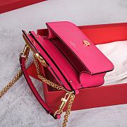 Valentino Garavani Small Loco Pink Shoulder Bag 20x11x5cm - 5
