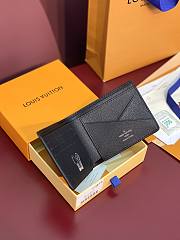 Louis Vuitton LV Multiple Wallet Black 11.5x9x1.5cm - 5