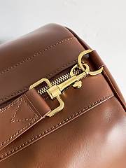 Bottega Veneta Cabin Leather Duffle Bag Brown 55x29x24cm - 2