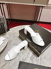 Christian Louboutin Jane Mule 55 mm Mules White - 3