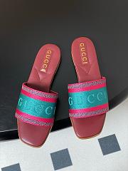 Gucci Women's Slide Sandal With Web - 4