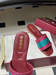 Gucci Women's Slide Sandal With Web - 2