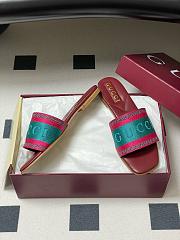 Gucci Women's Slide Sandal With Web - 3