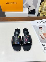 Louis Vuitton LV x TM 6AM Flat Mule Black - 4