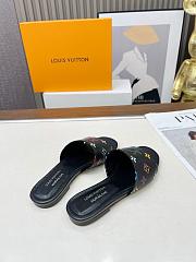 Louis Vuitton LV x TM 6AM Flat Mule Black - 2
