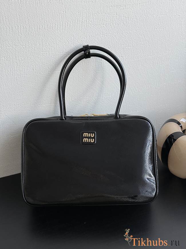 Miu Miu Beau Tote Bag Black 34x23x10cm - 1